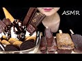 ASMR CHOCOLATE SUNDAE ICE CREAM OREO CANDY BARS PARFAIT MUKBANG チョコレートパフェ EATING SOUNDS NO TALKING