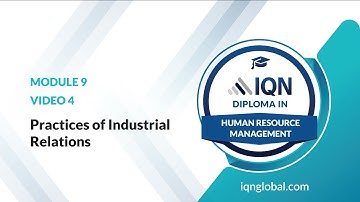 Module 9 - Video 4 - Practices of Industrial Relations