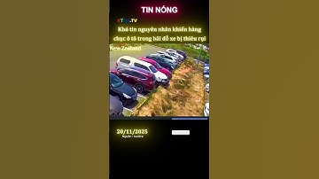 Khó tin nguyên nhân khiến hàng chục ô tô trong bãi đỗ xe bị thiêu rụi. #ktqs #vukhi #army