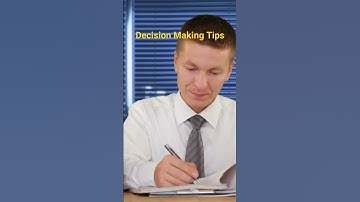Decision Making Tips #decisions #viral
