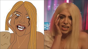 POP DRAWING MEME #215 | AVA MAX - SWEET BUT PSYCHO | Ruby Fun #shorts