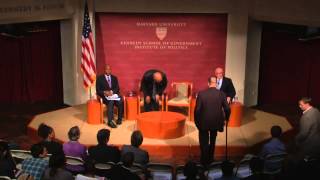 Reflections on Ferguson
Lee P. Brown, former Mayor of Houston and former Police Commissioner of Houston and New York; Reverend Ray Hammond, founder of Bethel A.M.E. and co-founder and chairman of the Ten Point Coalition; Alex Jones, Director of the Shorenstein Center on Media, Politics and Public Policy; and Stephanie Rawlings-Blake, Mayor of Baltimore, all joined moderator Charles J. Ogletree, Jr. for a discussion on the recent violence and racial tension in Ferguson, MO. The panelists discussed issues related to criminal justice such as fair policing, racial profiling, and the medias role in portraying controversial events. Reflections on Ferguson