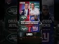 Jets vs Giants Draft Strategy Revealed by NFL Experts #nfl #nflnews #footbal #usa #america #news