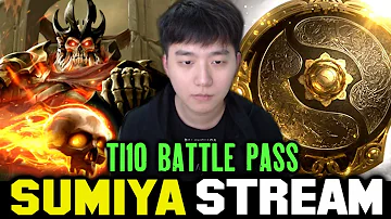 SUMIYA TI 10 Battle Pass Unbox & Wraith King Arcana First Game | Sumiya Invoker Stream Moment #1490