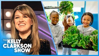 Kelly Clarkson Loves DIY Urban Gardening In Schools