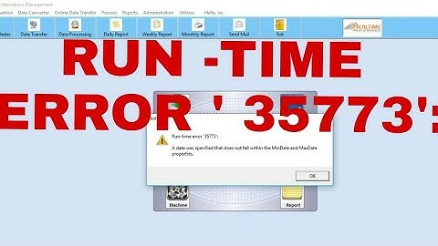 How to solve "Run time error 35773" || Realsoft run time problem ||