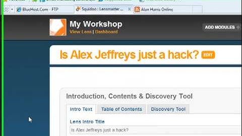 Building My First Squidoo Lens (Part 2)