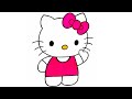 How to draw hello kitty step by step easy  craftomania by shivi