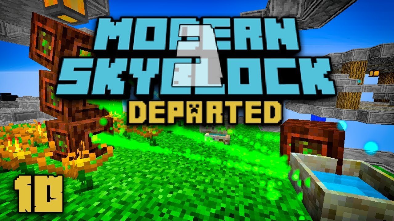 Modern Skyblock 3: Departed EP10 Early Botania Mana Generation - YouTube