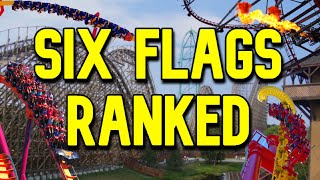 Ranking EVERY Six Flags Roller Coaster