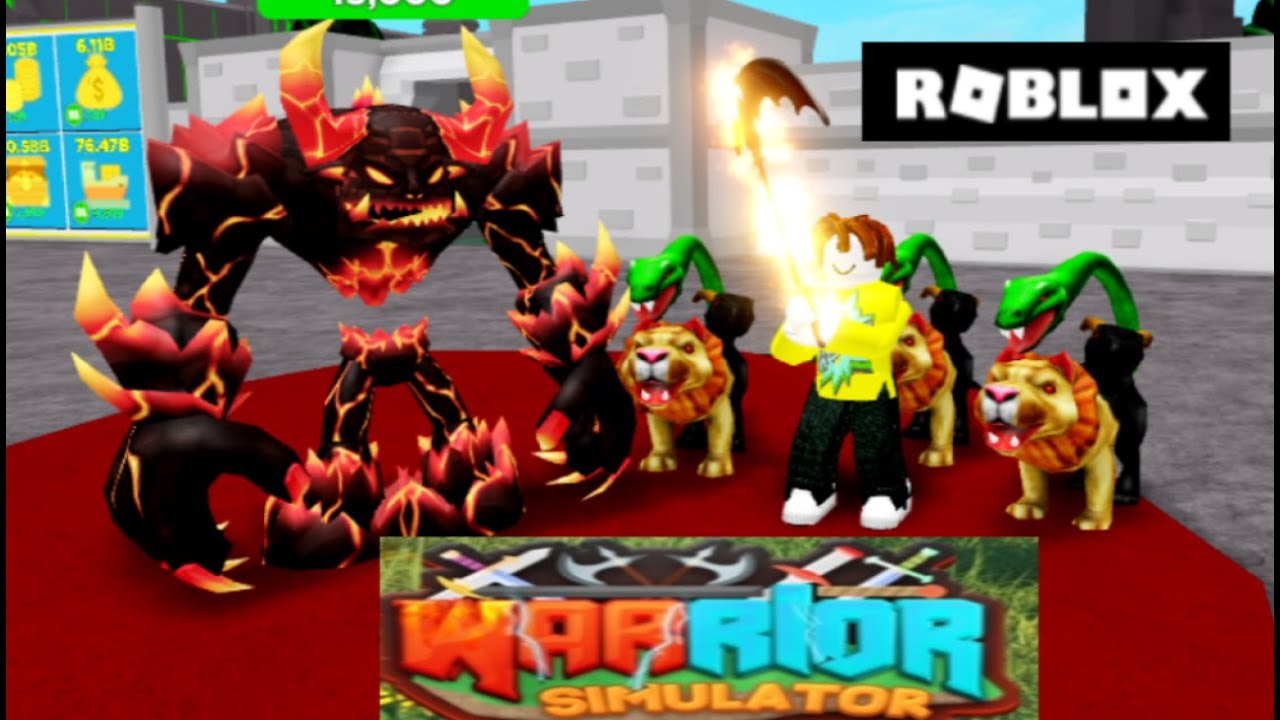 roblox-85m-warrior-simulator-fighting-with-the-boss-with-god-weapon-youtube