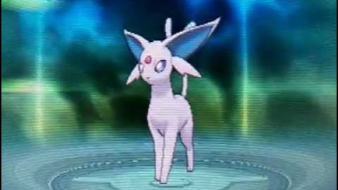 Pokemon Omega Ruby And Alpha Sapphire Eevee evolve into Espeon
