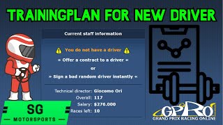 Driver Training Plan For New Master Driver