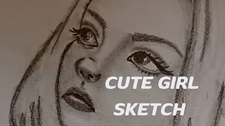Cute Girl Sketch ❣️ || Full Video Step By Step ❣️❣️
