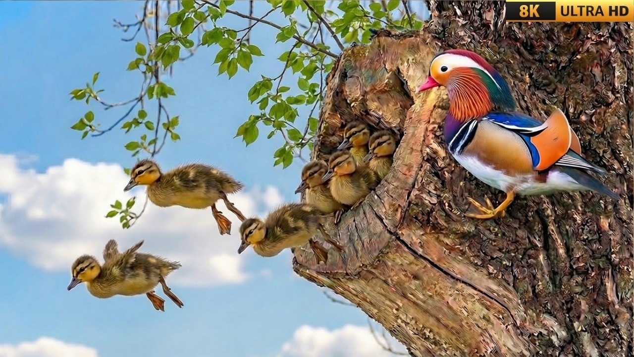 The Impossible Leap: Mandarin Duck’s 100 Days From Egg To Survivor