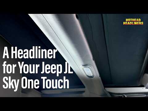 Jeep JL Sky One-Touch Headliner Install | Hothead Skyliner Review