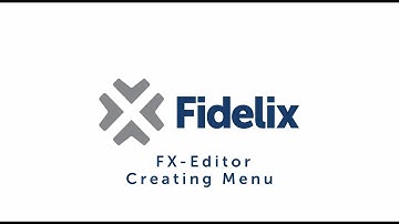 9 FX-Editor Creating Menu