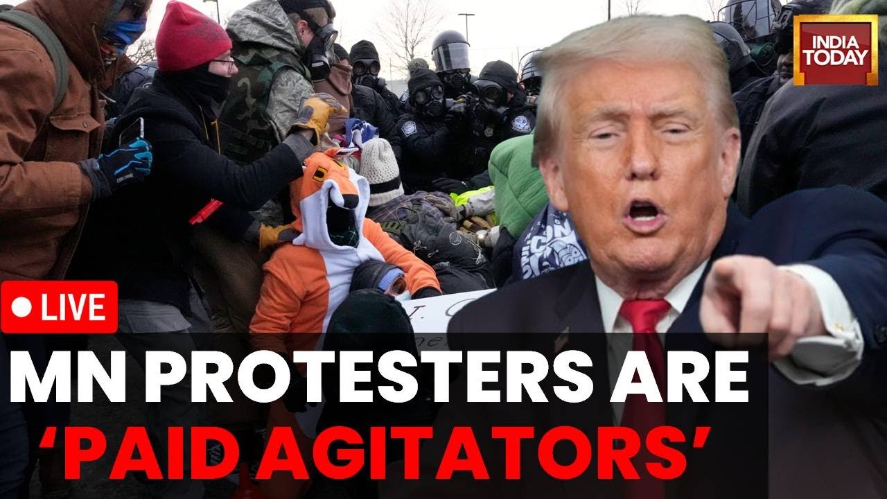 Trump LIVE: Minnesota Protesters 'Paid Agitators,' Says Trump | US News | India Today LIVE