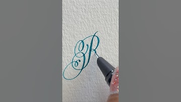 Letter “R” Calligraphy