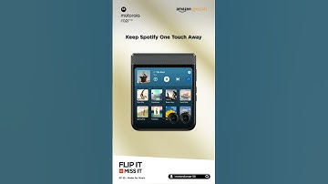 Music’s at your fingertips with the new #MotorolaRazr50