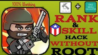 mini militia v4 using hack app data get any rank and skill (no root working) screenshot 3