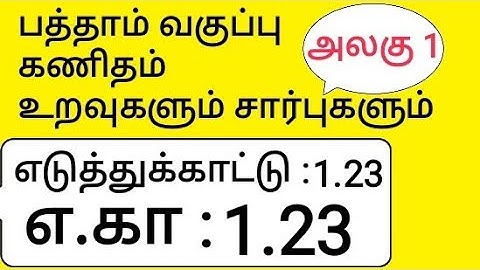10th Maths Tamil Medium Chapter 1 Relations and Functions Example 1.23