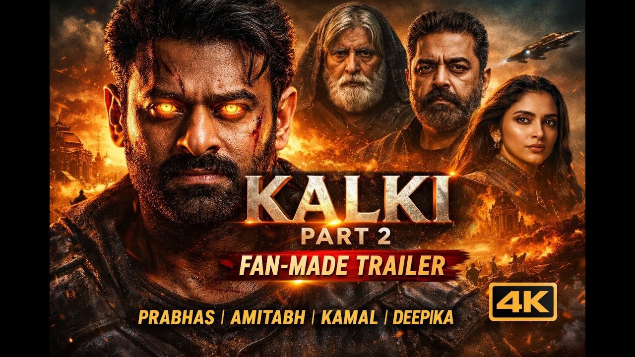 😱 Kalki Part 2 Trailer LEAKED? | Prabhas Mass Entry | Fan Made 4K|