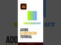 Choosing gradient color in illustrator #viralshorts #shorts