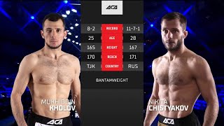 ACA 131: Мухитдин Холов vs. Никита Чистяков | Mukhiddin Kholov vs. Nikita Chistyakov