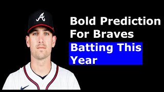 ESPN has a bold prediction for the Atlanta Braves batting this year. 