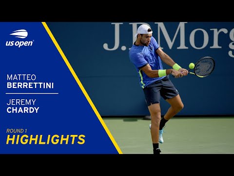 Matteo Berrettini vs Jeremy Chardy Highlights | 2021 US Open Round 1