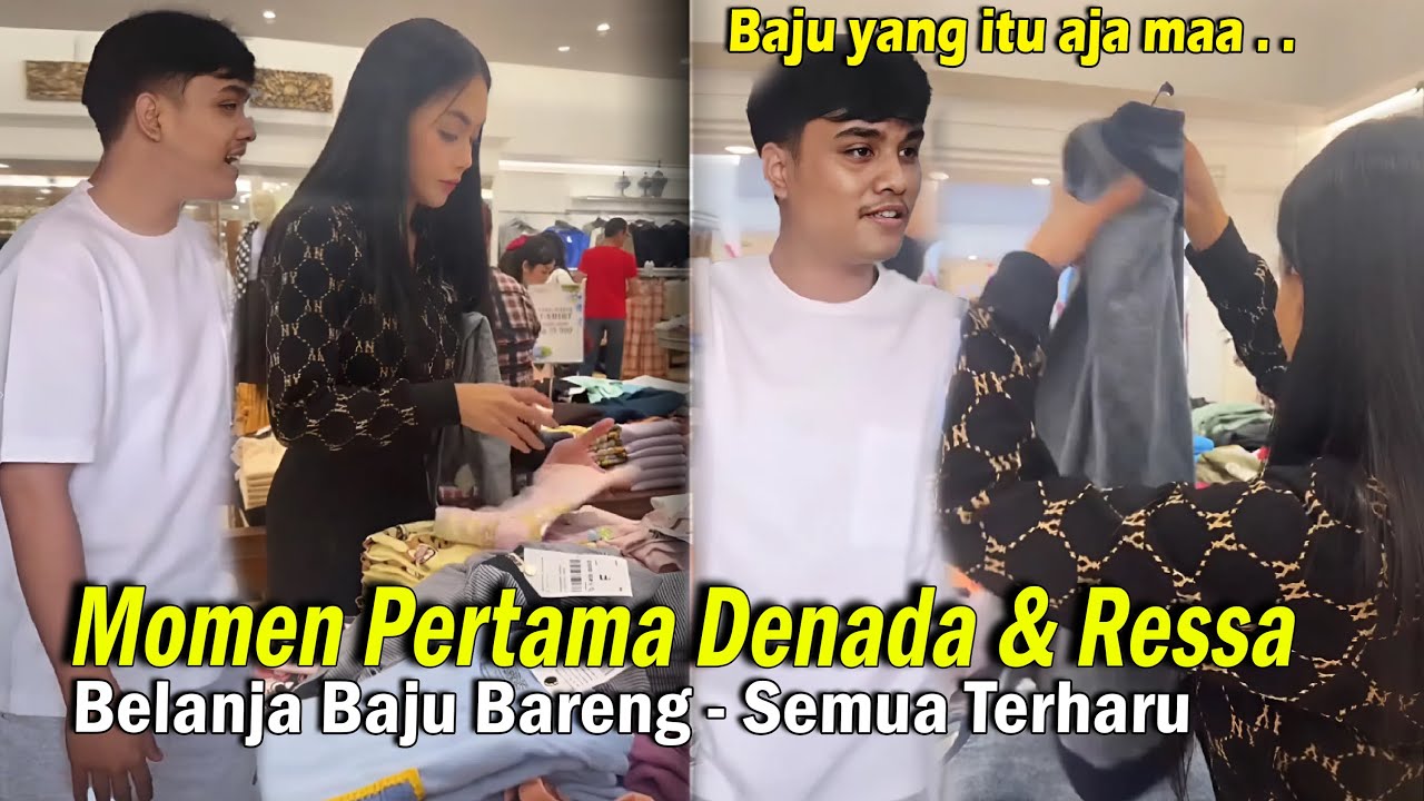 Momen Pertama Denada Bersama Ressa Banyuwangi Sang Anak Kandung Belanja Baju Bareng, Semua Terharu
