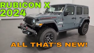 RUBICON X EVERYTHING THAT IS NEW ON THE 2024 JEEP WRANGLER 4 DOOR TRIM ANVIL GRAY