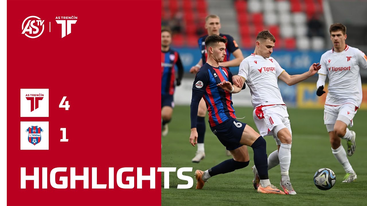 NIKÉ LIGA | Highlights | AS Trenčín - FC ViOn Zlaté Moravce 4:1 (2:0)