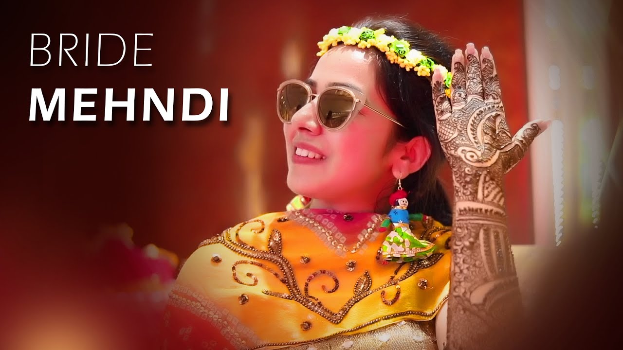 Bridal Mehndi Design | Nazm Nazm song | Mehndi Rasam | Mehndi Ceremony | Bride Srishti