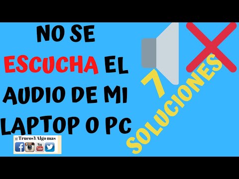 Video: Cómo Restaurar El Sonido En Una Computadora