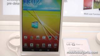 LG G Pad 8.3 at IFA 2013