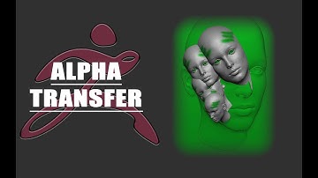 【ZBrush 2022】【memo】alpha : TRANSFER