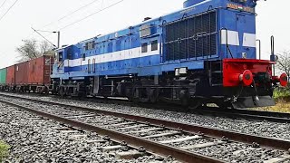 Honking Chugging Smoking WDG3A and smoking diesel engine TRAIN |Alco chugging| train video #Shorts