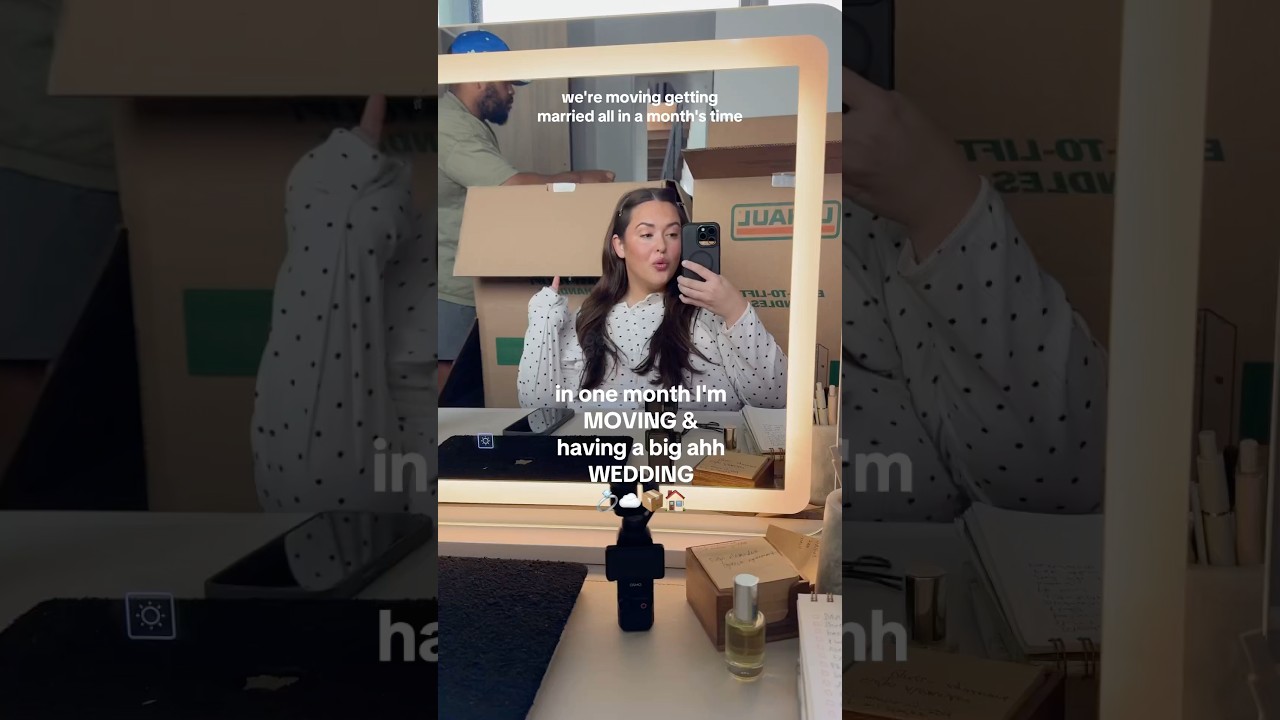 the new kitchen at the end ☁️😭 it’s moving week!!! #packwithme #movingvlog #weddingplanning