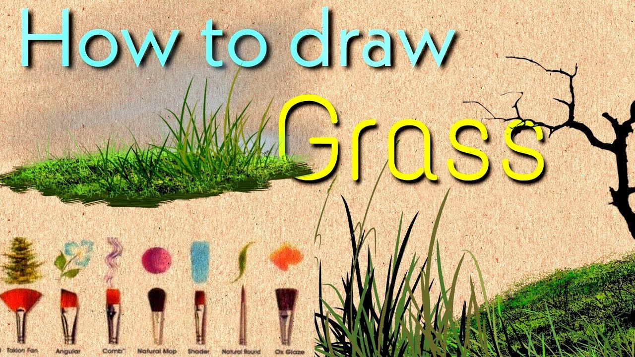 Infinite Painter Perfect Brush for grass Digital art On Phone