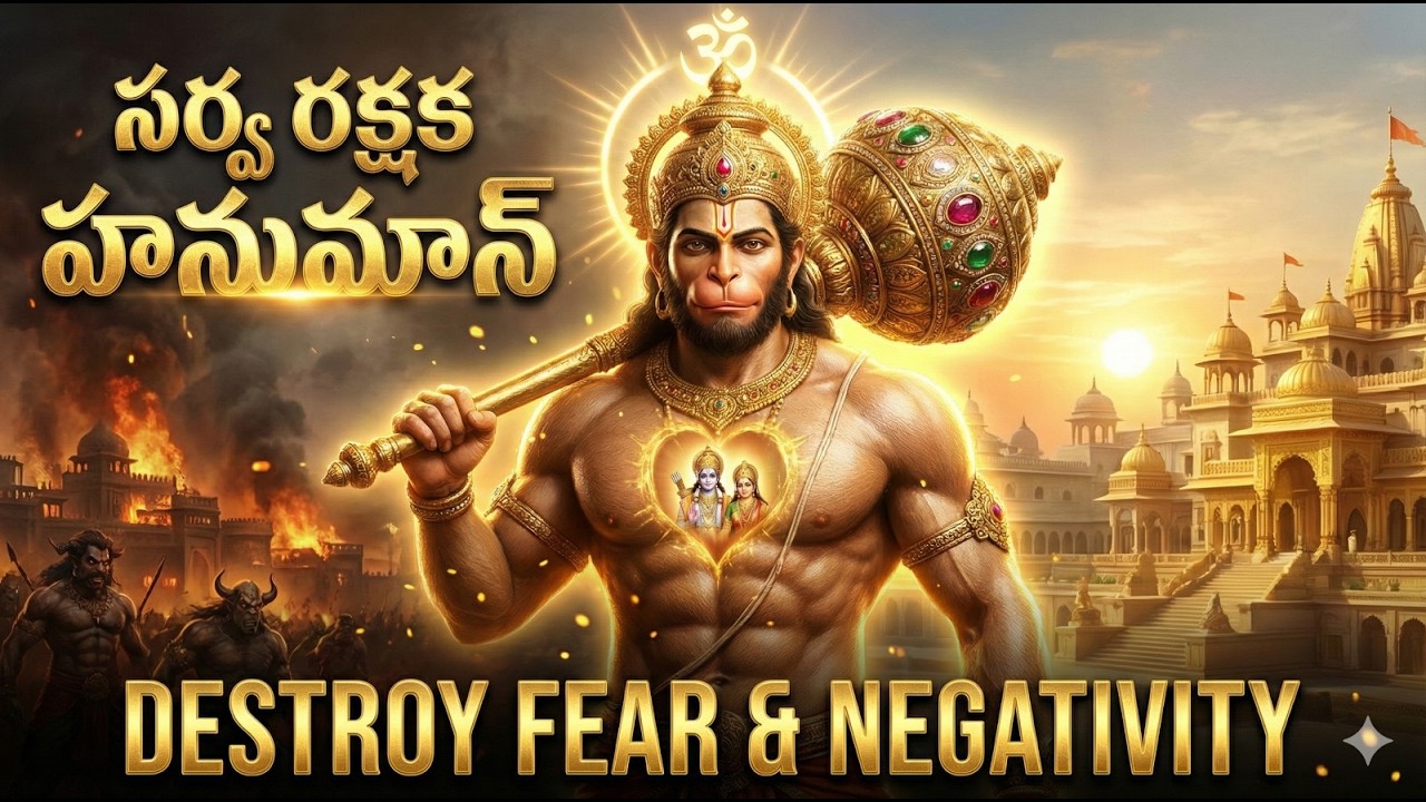 శ్రీ ఆంజనేయ దండకం | Powerful Hanuman Devotional Song | | Daily Chant | Sri Rama Bhakti