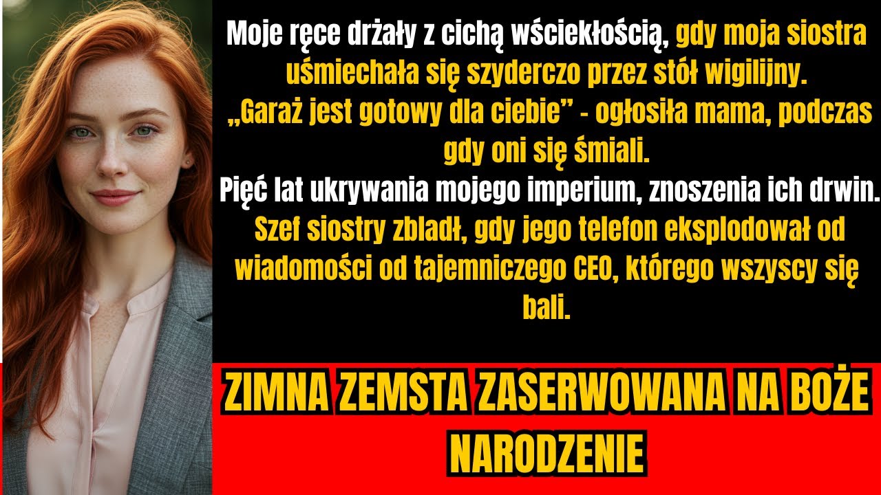 Rodzina wyrzuciła mnie w Wigilię mówiąc „to nie twoje” — dziś wszystko jest moje