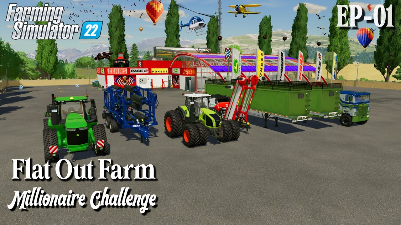 UPGRADE my FARM with new EQUIPMENTS and VEHICLES | Flat Out Farm | EP