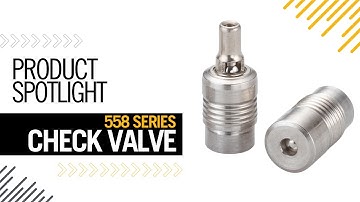 558 Series Check Valve Overview | The Lee Company