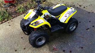 2005 Suzuki LT-A50 2-STROKE mini atv 4-wheeler quad. See full playlist link here LT50 LTA50 50cc