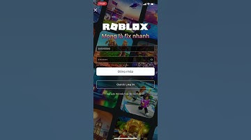 Lỗi đăng nhập rồi mong roblox fix sớm😭