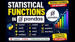 Information stastical  functions in pandas commonly used stastical function in used in exploratory data analysis News