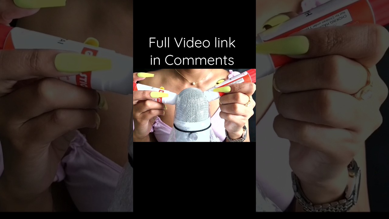 ASMR GLUE ON MIC 