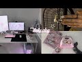 ゲーマーネイリストの日常vlog🎼🍓最近のデスク紹介⭐︎購入品♬1年ぶりの投稿T_T💞